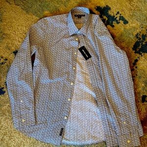MK (Michael Kors) Signature Long Sleeve Button Up NWT